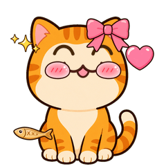 Creative Collage Cat Face Parts