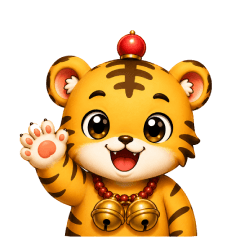 Mystic MeiMei Tiger Bell Stickers