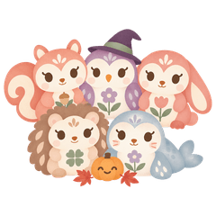 Nordic Animals 北欧の秋とハロウィン