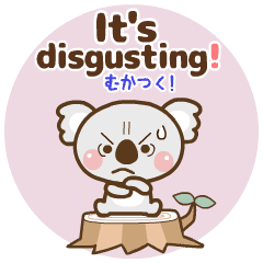 ❤️うごく! 「コララ!」のスタンプ[英&和]