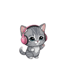 A Beautiful Sticker's Cat