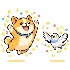 おいなりとぴーたんの日常