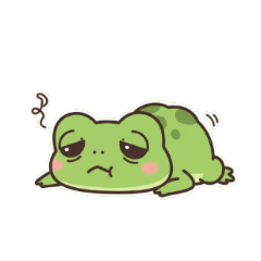 厭世呆然カエル