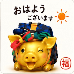 福を呼ぶ金ちゃん