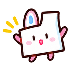 紙袋うさぎの日常スタンプ