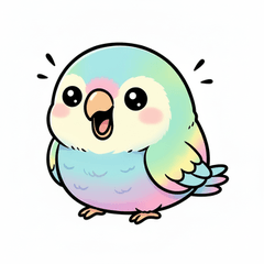 レインボーインコのレインコーです。