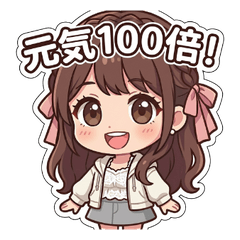 かんなちゃん 日常スタンプ