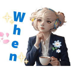 Hikaru- enjoying coffee