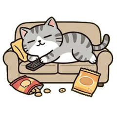 PositiveVibes AmericanShorthair LazyDays