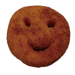 Smile potato cake