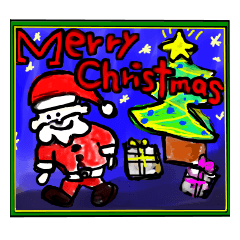 らくがきクリスマスカード（8枚）