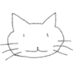 Line sticker cat