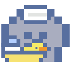 動くドットねこ!!3 グレー猫