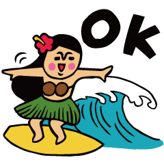 フラガールトークスタンプ２