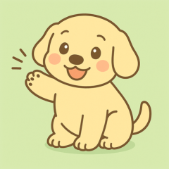 キュートなラブラドールレトリーバー