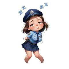 逃げられないよ！婦警さんがあなたを逮捕し