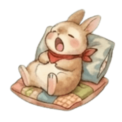 ずっと使える♡可愛いうさぎ（文字無し）