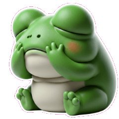 夢遊病のちびカエル