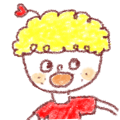 そばかす巻き毛の少年