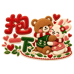 A Little Hug - Felt & Stitch