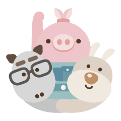 Guan Dong Pig stickers