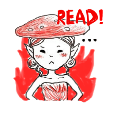 mushroom and her friends