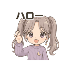 ツインテールの女の子^^