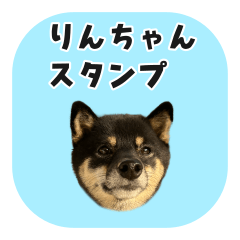 豆柴りんちゃんスタンプ