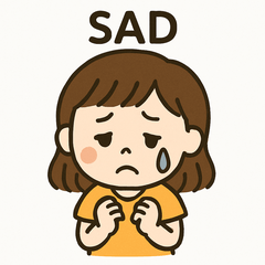 小さな女の子の日常スタンプ