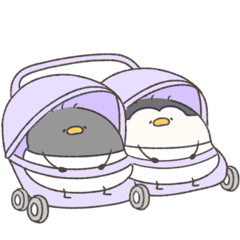 へんてこなべびペンギンの双子