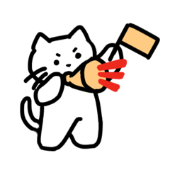 しろねこさんいっぱい