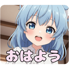 お家時間スタンプ(ありさ＆みなみ)