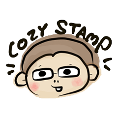 COZY Monkey Sticker 50th Anniversary