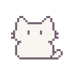 あまもりわーるど ドット絵 【ねこ】