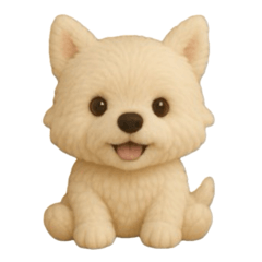 ウエスティのナイキの楽しいスタンプ