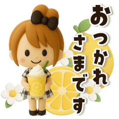 【3D】動く♡毎日使える♡おだんごガール