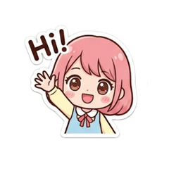 Energetic Girl's Daily Greetings