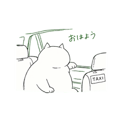 虚無な白猫と、猫背のぼくら。