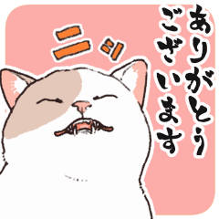 喋るねこ　動くスタンプ