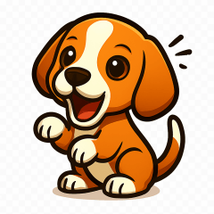 Daily Thea beagle version cartoon