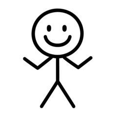 ぐにゃぐにゃ棒人間