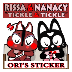 ORI&#039;S STICKER  RISSA & NANACY &#034;てこてこ&#034;