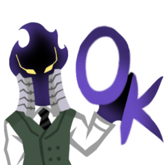 ヒロアカ 黒霧の丁寧なスタンプ