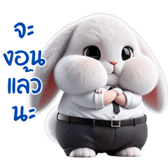 Office Chubby Rabbit