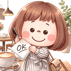 大人のゆるかわ敬語挨拶スタンプ♡ぶちゃこ