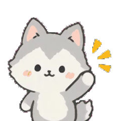 動く！おおかみのごはん