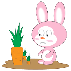 Mischievous Pink Rabbit