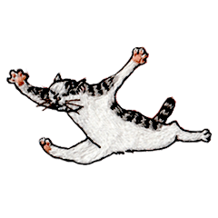 にゃん吉ドーナツ刺繍のスタンプ パート２