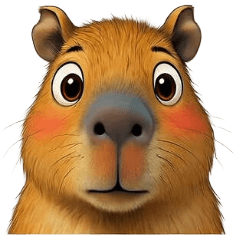 Healing Soul capybara stickers