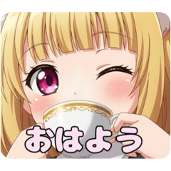 ホットティースタンプ(はちみ&みなみ)